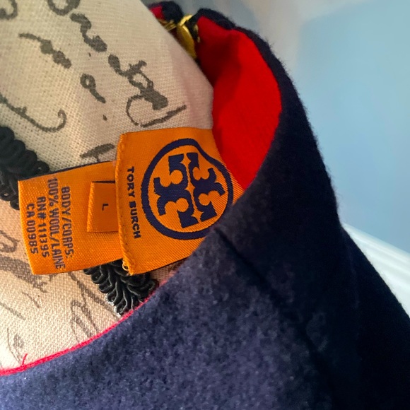 Tory Burch Wool Tea Length Wool Dress - Picture 6 of 9